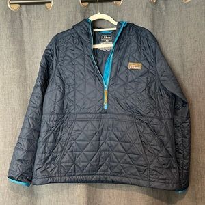 LL Bean half zip jacket